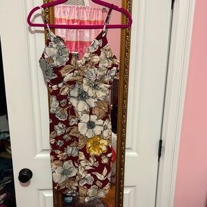 Floral Spaghetti Strap Dress